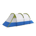 Outsunny Campingzelt, für 3 Personen, Laternenhaken, drei Eingänge, wasserdicht, Grün