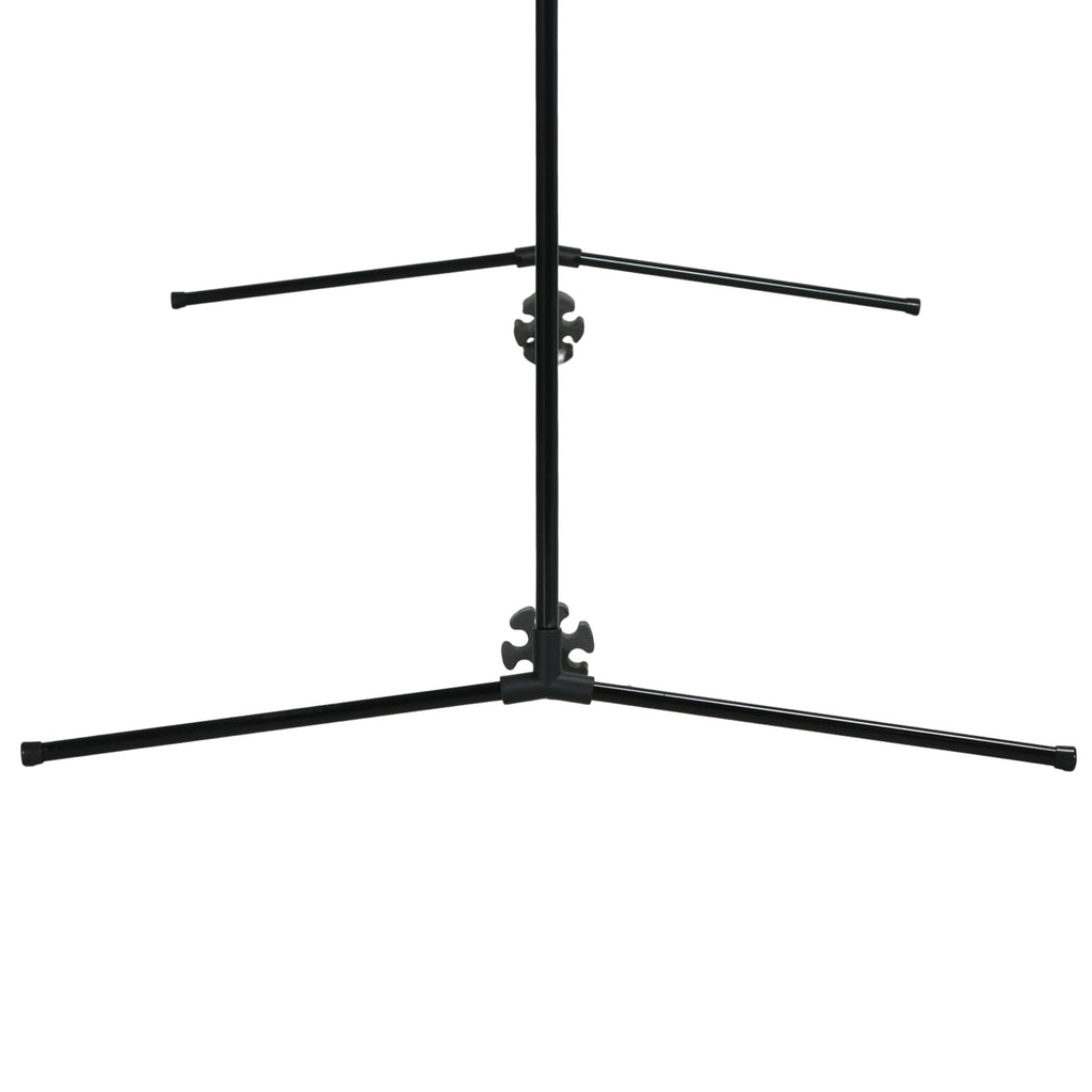 SPORTNOW Badmintonnetz, höhenverstellbar, faltbar, mit Tragetasche, 3,10m, Schwarz/Blau