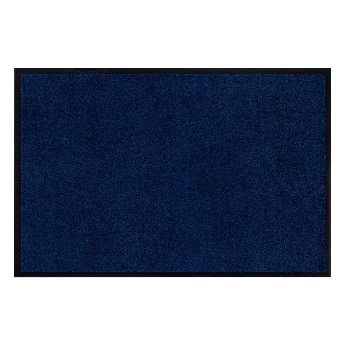 Homcom Fußmatte waschbar Gummiumrandung Dunkelblau 150 x 90 x 0,5 cm