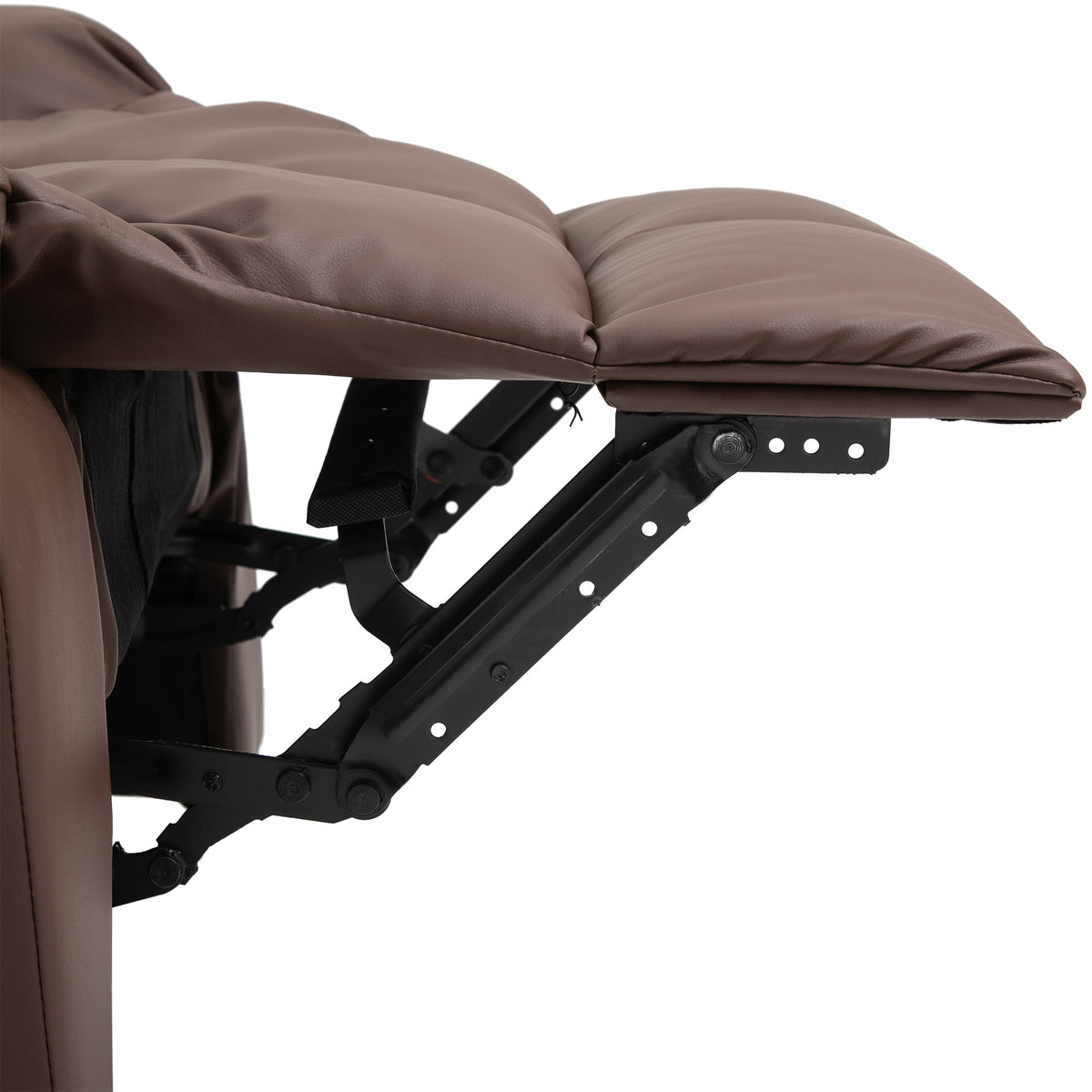 HOMCOM Massagesessel neigbar mit Fernbedienung 94 x 99 x 99cm Kunstleder Braun