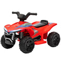 AIYAPLAY Elektro-Quad für Kinder 6V Elektroauto für Kinder 2,5 km/h für Kinder 18-36 Monate 71 x 40,5 x 45 cm Rot