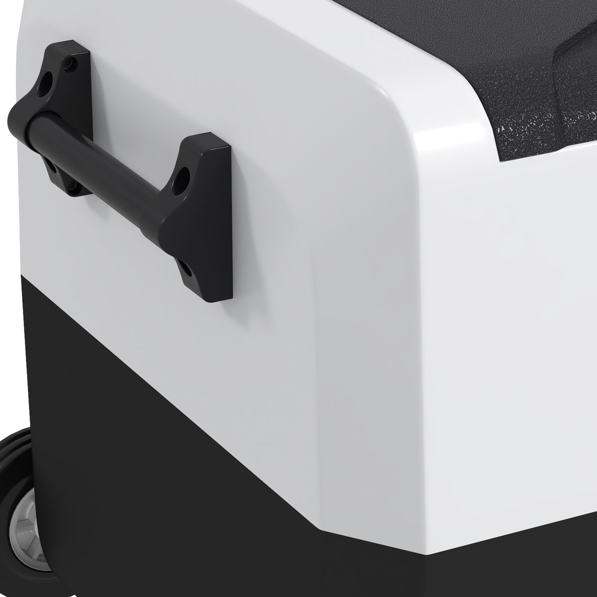HOMCOM Tragbare elektrische Auto-Kühlbox mit 2 Fächern - 30,5 L Kapazität, LED-Licht, bis zu -20°C