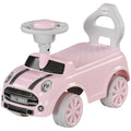 AIYAPLAY Rutschauto für Kinder, Kippschutz, Hupe, rutschfester Sitz, für 1,5-3 Jahre, bis 25 kg, Rosa