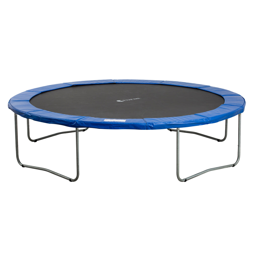 HOMCOM Trampolin Randabdeckung Ø366cm cm breit, Reißfest UV-resistent Federabdeckung, Wasserabweisend, Trampolinzubehör Randschutz Sicherheitsnetz Ersatzteile für Gartentrampoline, Blau