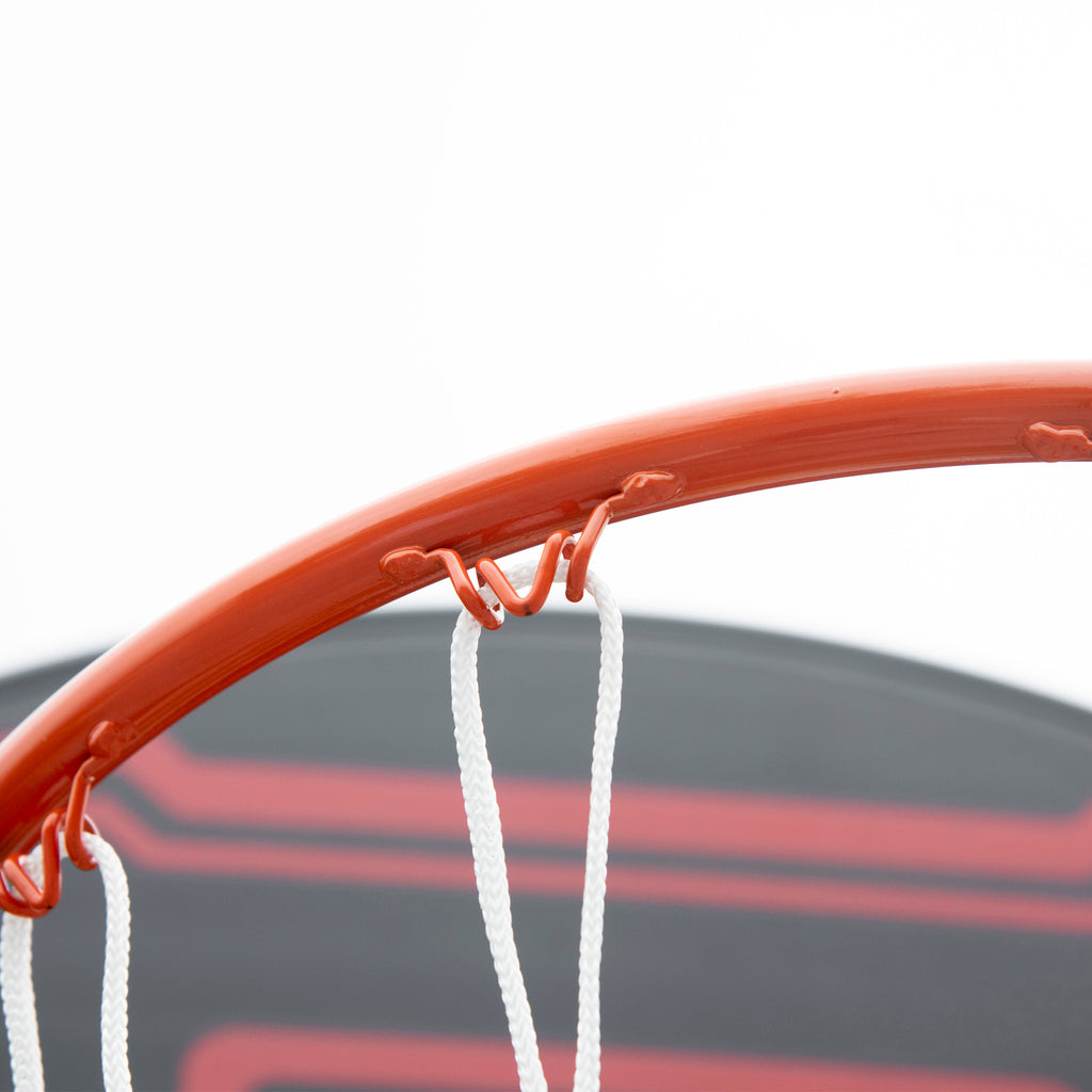 HOMCOM Outdoor Basketballkorb mit Standfuß und Leichtgewichtsbasis auf Rollen, verstellbare Höhe 2,1-2,6 m (Korb)
