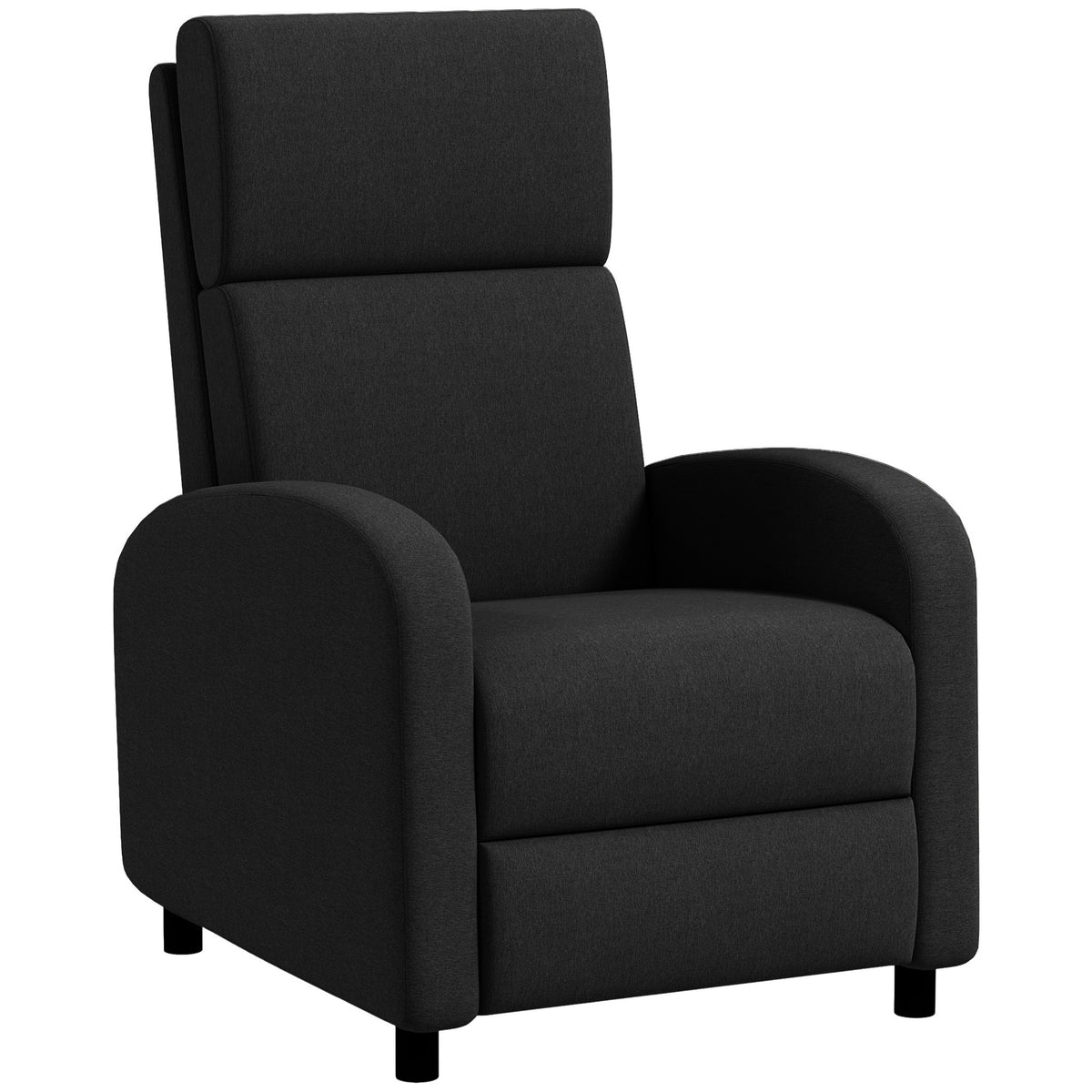 HOMCOM Relaxsessel verstellbarer Lounge Relaxsessel mit integrierter Fußstütze - zurücklehnbare Rückenlehne bis 160°