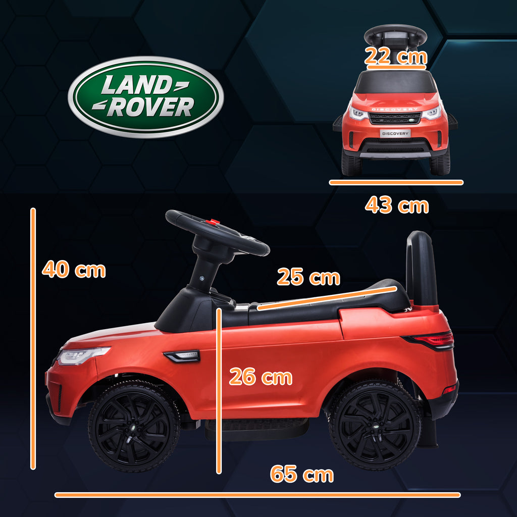 AIYAPLAY Elektroauto für Kinder mit Land Rover Lizenz, rutschendes Kinderfahrzeug mit Scheinwerfern, Hupe und Musik