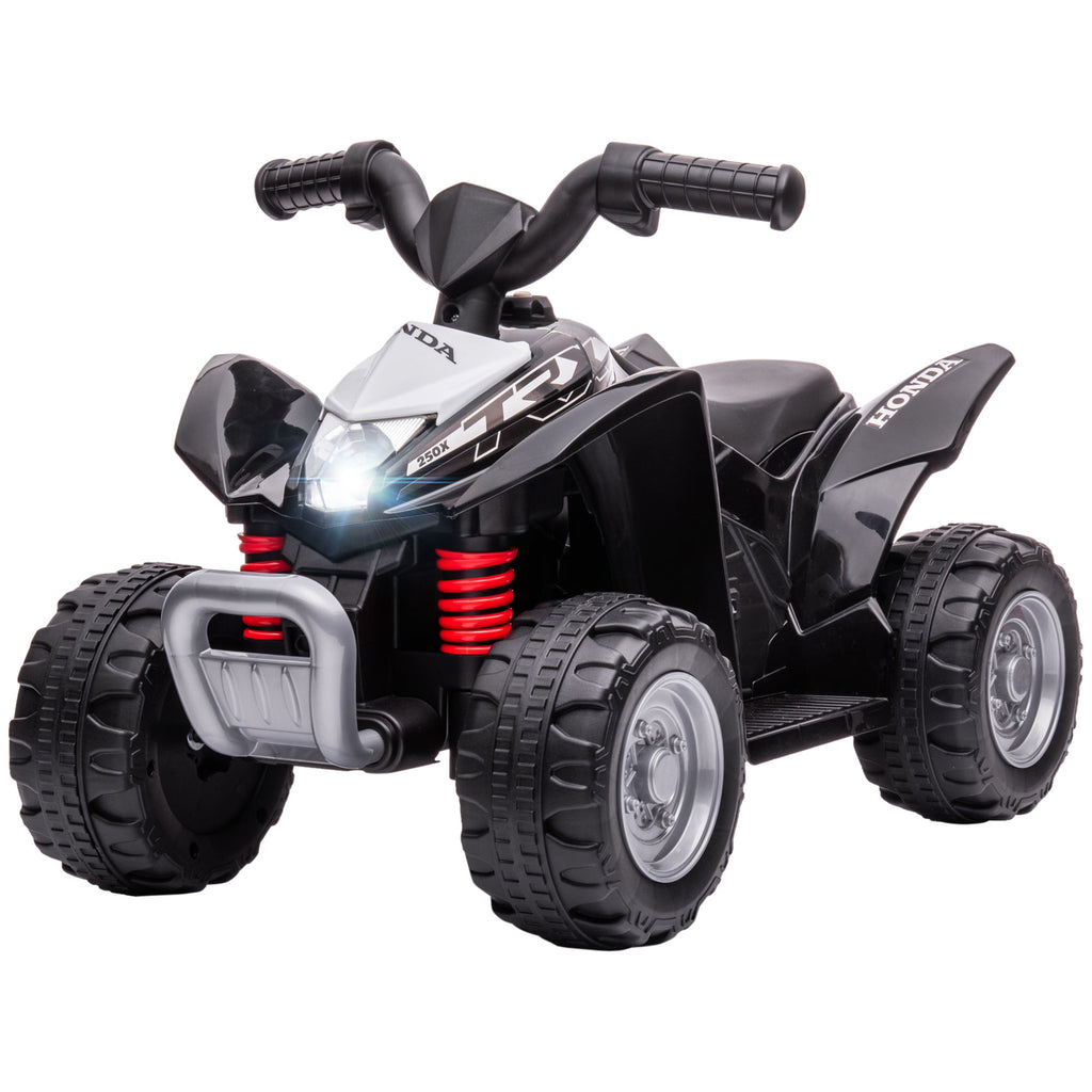 AIYAPLAY Elektroquad, Kinderquad, 2,8 km/h, LED-Scheinwerfer, für 1,5-3 Jahre, schwarz, 65,5 x 38,5 x 43,5cm