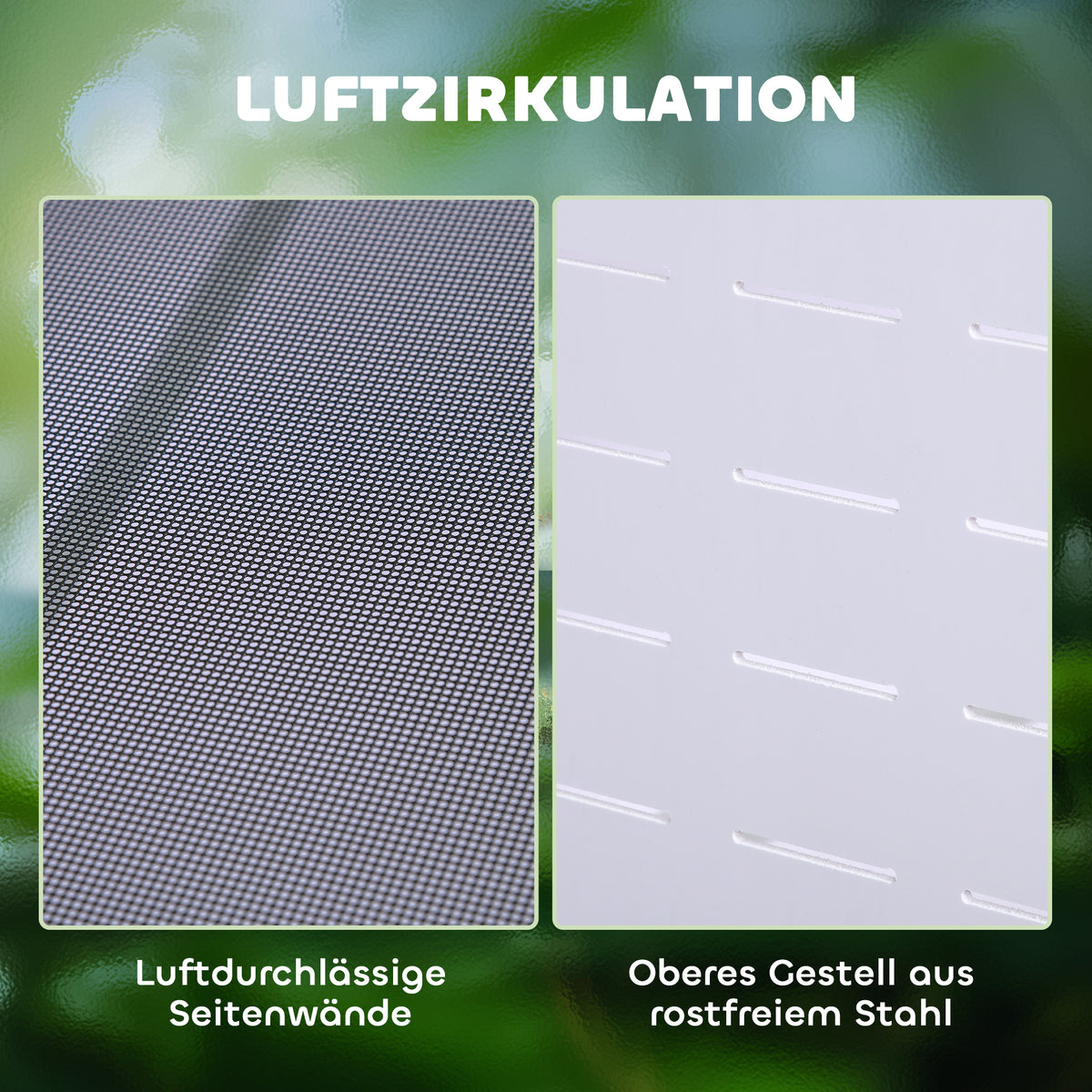 PawHut Terrarium aus Aluminium für Reptilien Amphibien Spinnentiere Reptilienzuchtbox Mesh-Terrarium Weiß+Silber+Schwarz 120 x 40 x 40 cm