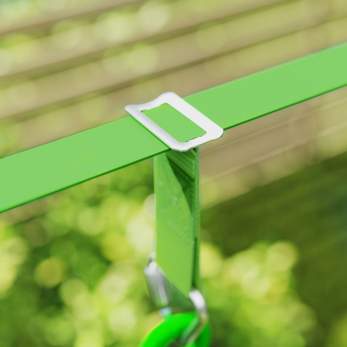 AIYAPLAY Kletterseil-Set, Seil-Kit für Kinder, verschiedene Kletter- und Rutschmöglichkeiten, Tragetasche, Grün