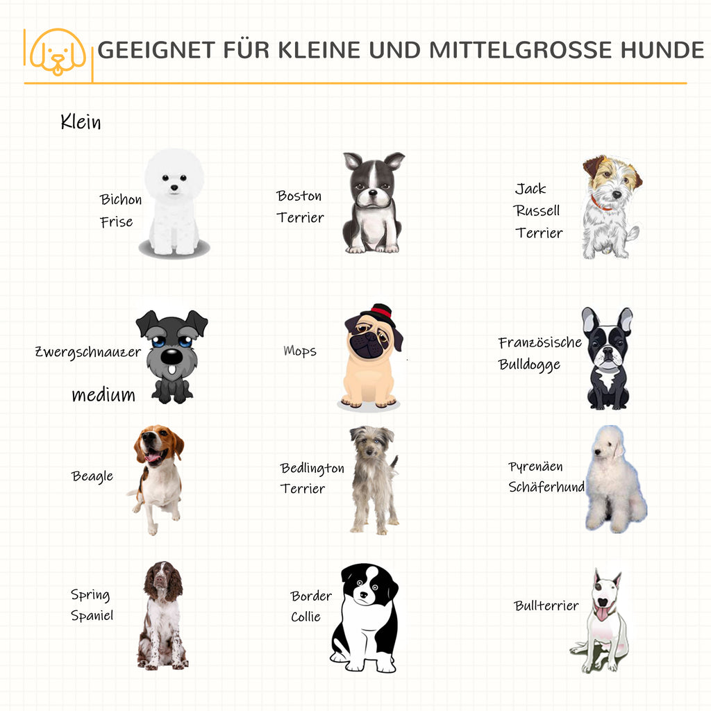 PawHut Transportbox aus Holz, Hundebox 81 cm x 58,5 cm x 76 cm Eiche Stahl Braun + Schwarz