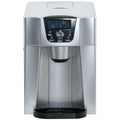 HOMCOM Eiswürfelmaschine Eiswürfelbereiter Ice-Maker, Timer-Funktion, 1,2 L Wassertank,  Silber