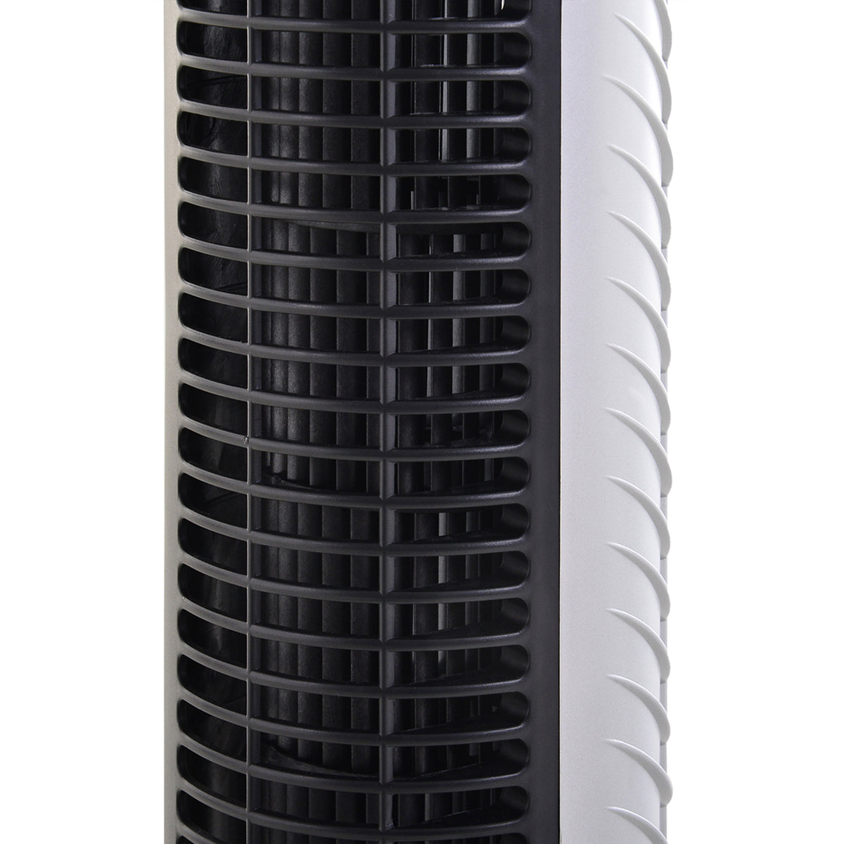 HOMCOM Leiser Säulenturmventilator 40W Timer 3 Geschwindigkeiten 3 Modi Fernbedienung Touch-Panel Oszillierender Turmventilator