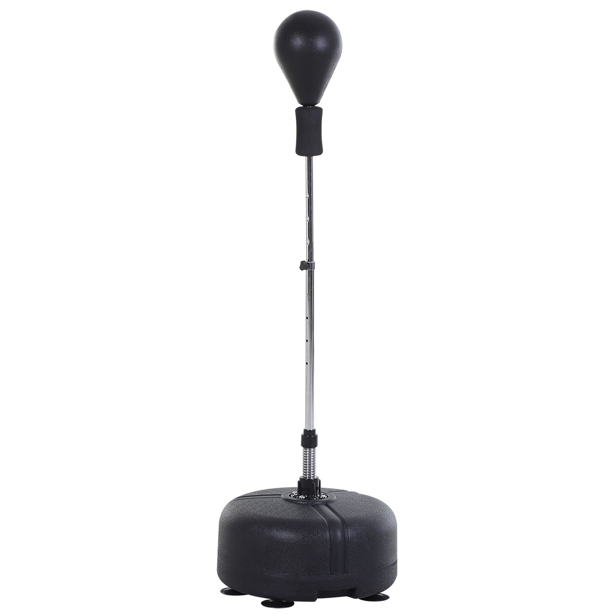 HOMCOM Punchingball Set Standbox Training Set 136-154 cm höhenverstellbar mit 1 paar Handschuhe Geeignet für Profis und Anfänger Schwarz