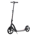 HOMCOM Roller Tretroller Kickscooter Klapproller, klappbar, Stoßdämpfer, ab 14 Jahren, Schwarz