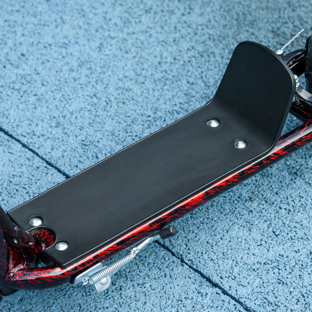 AIYAPLAY Kinderroller Roller Scooter für Kinder mit großen Rädern von 6 bis 12 Jahren höhenverstellbarer hinterer Bremse Ständer Rot