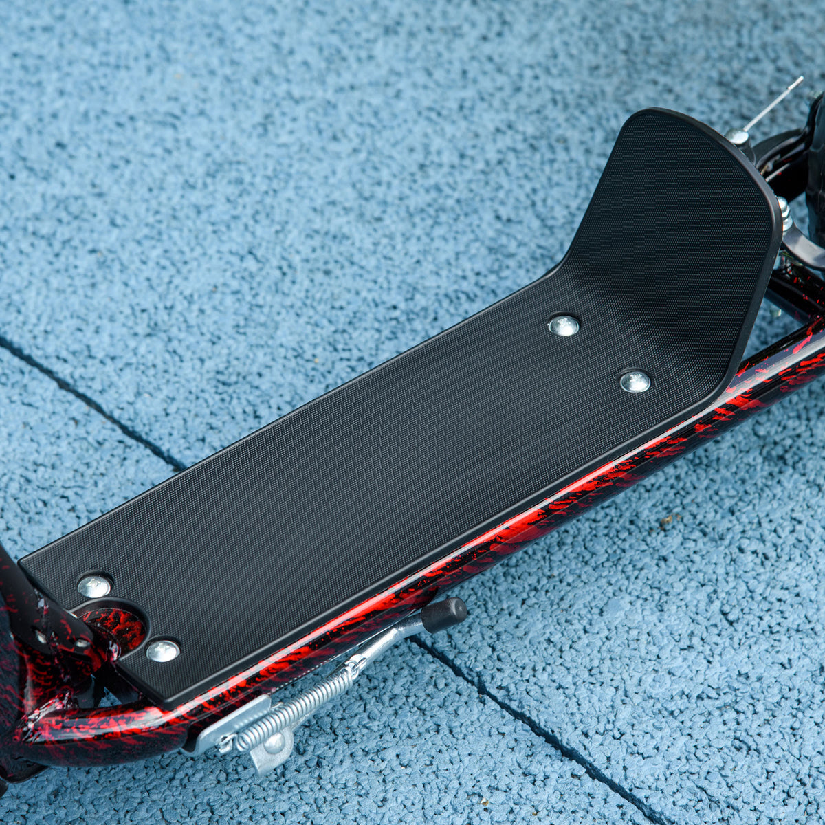 AIYAPLAY Kinderroller Roller Scooter für Kinder mit großen Rädern von 6 bis 12 Jahren höhenverstellbarer hinterer Bremse Ständer Rot