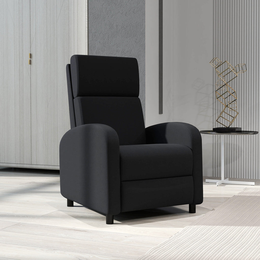 HOMCOM Relaxsessel verstellbarer Lounge Relaxsessel mit integrierter Fußstütze - zurücklehnbare Rückenlehne bis 160°