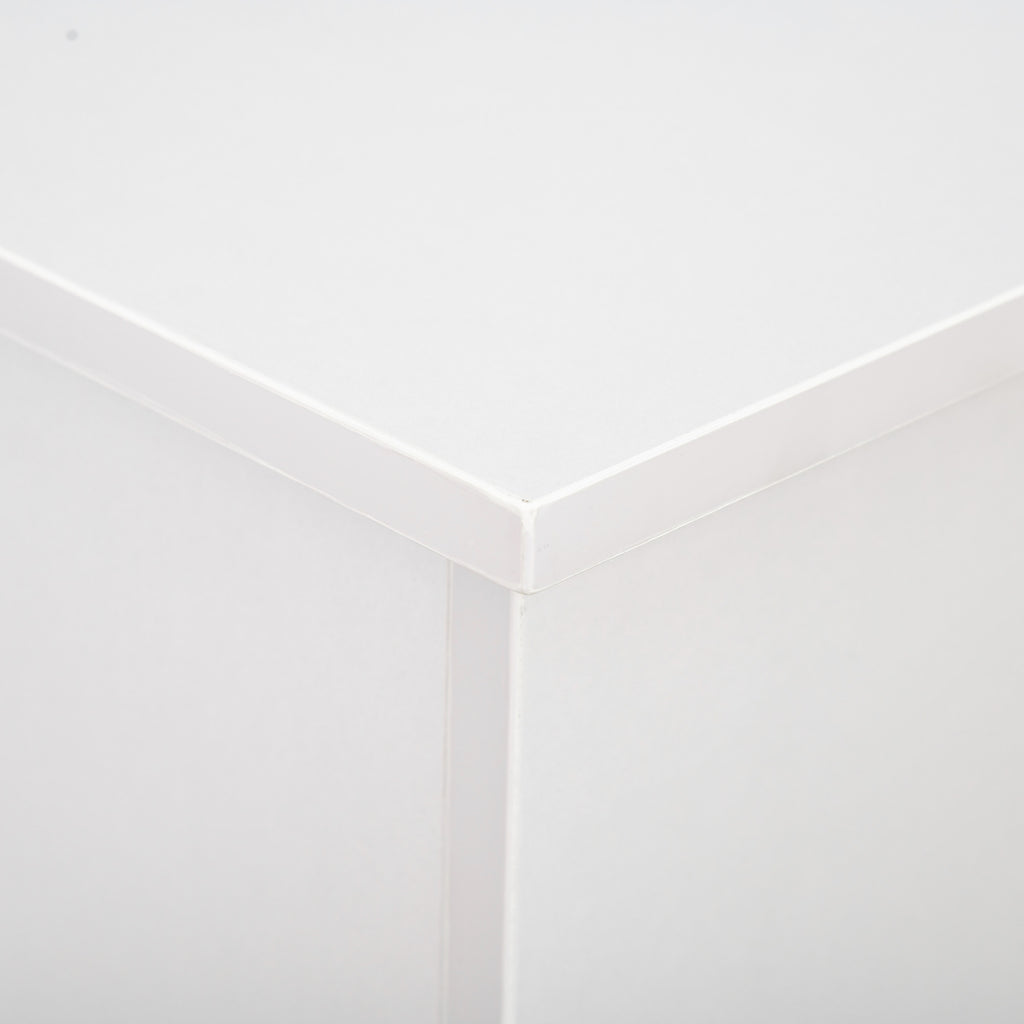 HOMCOM Truhe Aufbewahrungsbox Sitztruhe mit Stauraum Sicherheitsscharniere Holzkiste mit klappbarem Deckel für Wohnzimmer, Schlafzimmer, Spanplatte Weiß 100 x 40 x 40cm