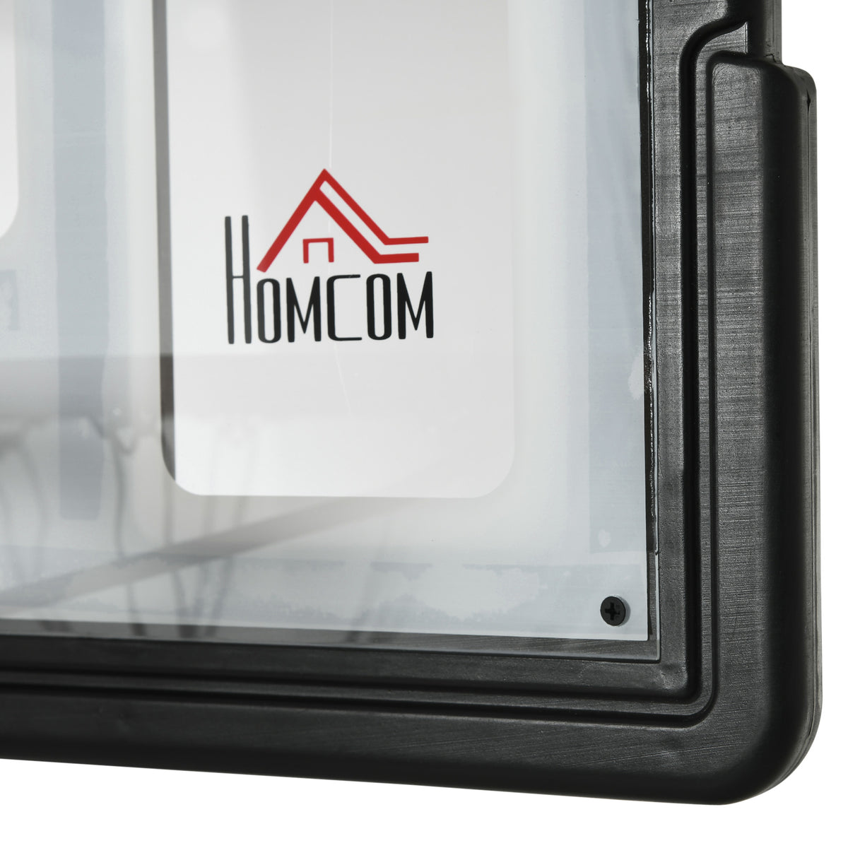 HOMCOM Basketballständer mit Rädern rollbar 210-260 cm höhenverstellbar Basketballkorb mit Ständer geeignet für den Außen- und Innenbereich Stahl Kunststoff Schwarz