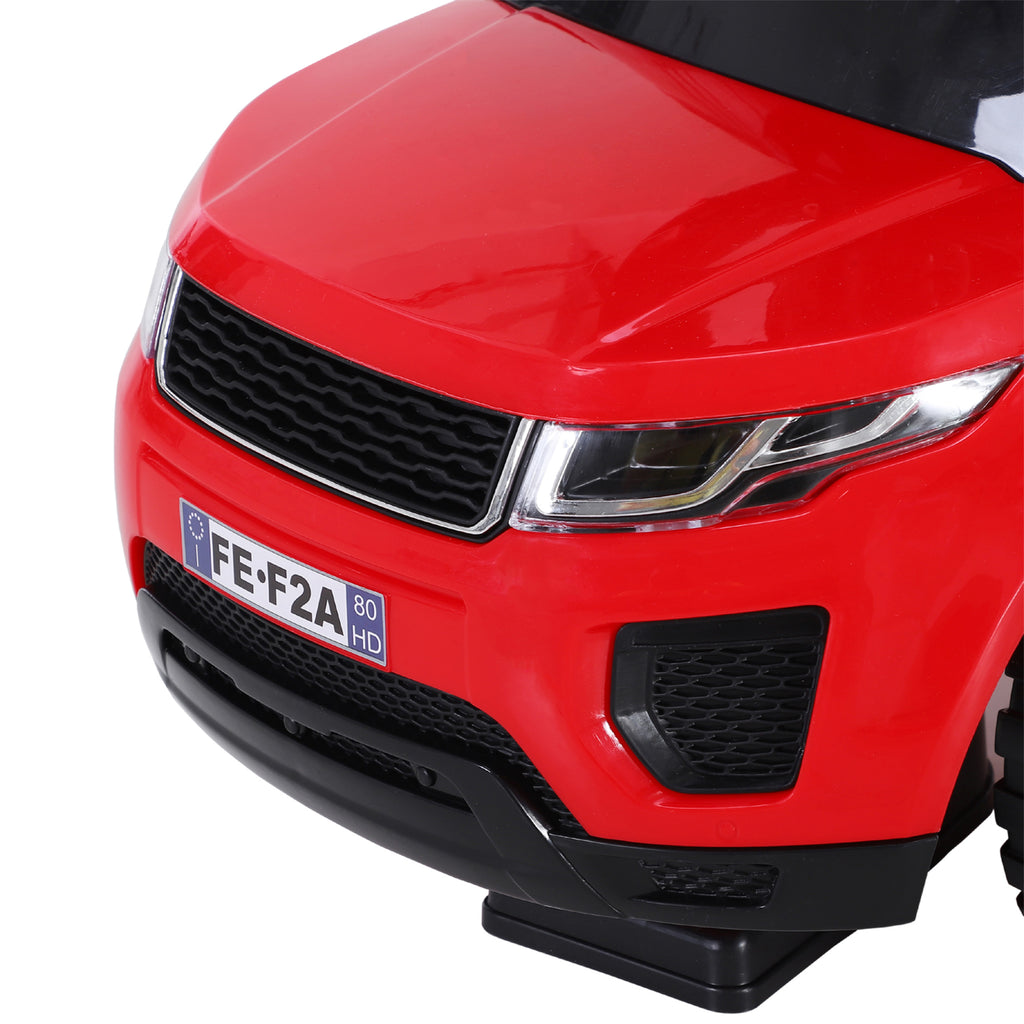 HOMCOM Kinderfahrzeug Lauflernhilfe mit Hupe Stauraum Rutschauto PP Rot 62 x 28 x 41,5 cm