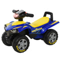 HOMCOM Rutscher Kinder Rutscherauto Kinderauto Kinderfahrzeug Licht Hupe Kunststoff Stahl Rot 60 x 31 x 42 cm