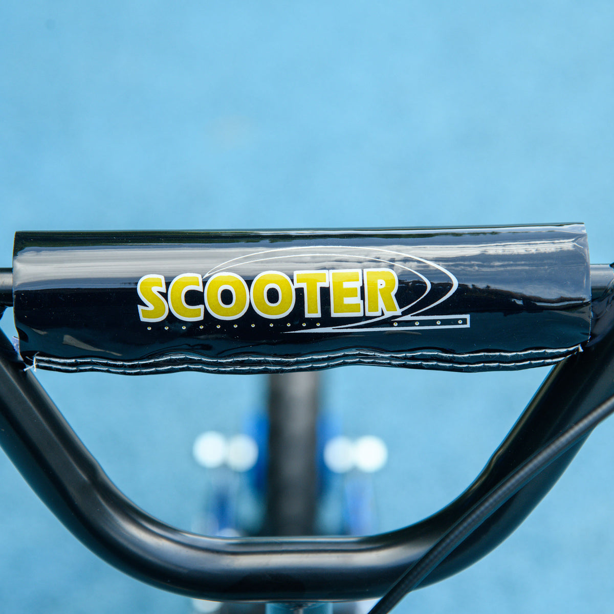 AIYAPLAY Kinderroller Scooter mit großen Rädern, höhenverstellbar, hintere Bremse, Ständer, blau