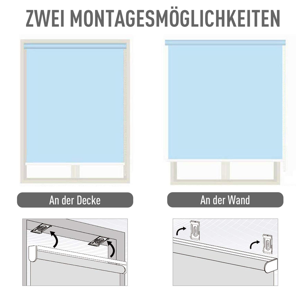 Outsunny Senkrechtmarkise Balkonmarkise Vertikalmarkise Windschutz Seitenrollo Sichtschutz mit Handkurbel Polyesterstoff+Aluminium Grau 200 x 140 cm