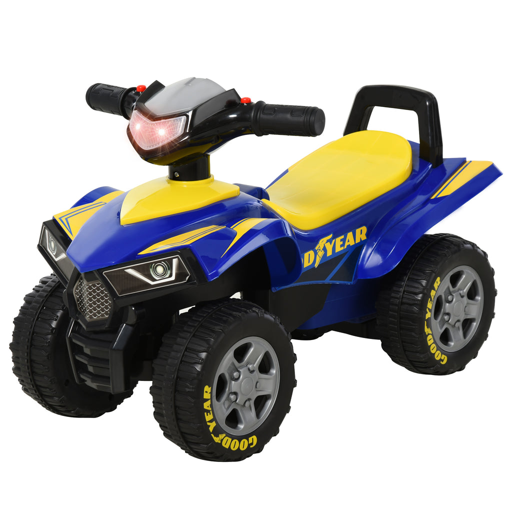 HOMCOM Rutscher Kinder Rutscherauto Kinderauto Kinderfahrzeug Licht Hupe Kunststoff Stahl Rot 60 x 31 x 42 cm