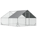 PawHut Hühnerstall, Freilaufgehege, Geflügelstall mit Schattendach, Freigehege für 4-6 Hühner, Enten Kaninchen, 3 x 2 x 2 m