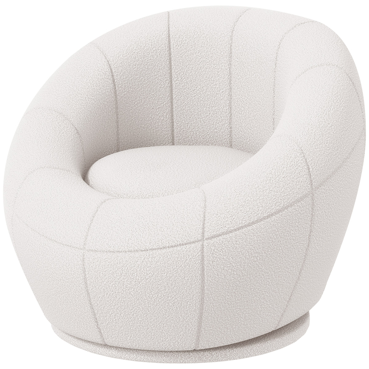 HOMCOM Kindersessel Kindermöbel Kinderhocker, Teddy-Fleece, 60 cm x 56 cm x 48 cm, Weiß