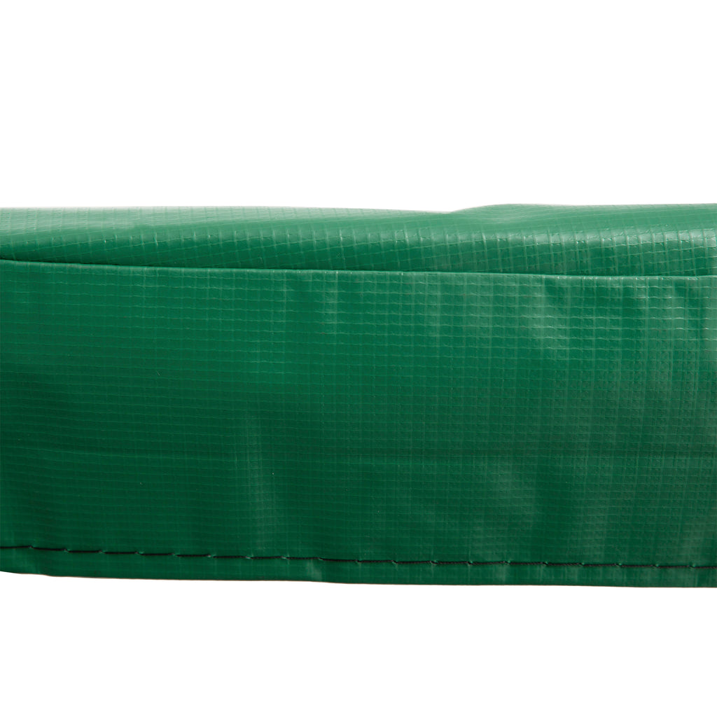 HOMCOM Trampolin Randabdeckung Ø305 cm breit, Reißfest UV-resistent Federabdeckung, Wasserabweisend, Trampolinzubehör Randschutz Sicherheitsnetz Ersatzteile für Gartentrampoline, Grün