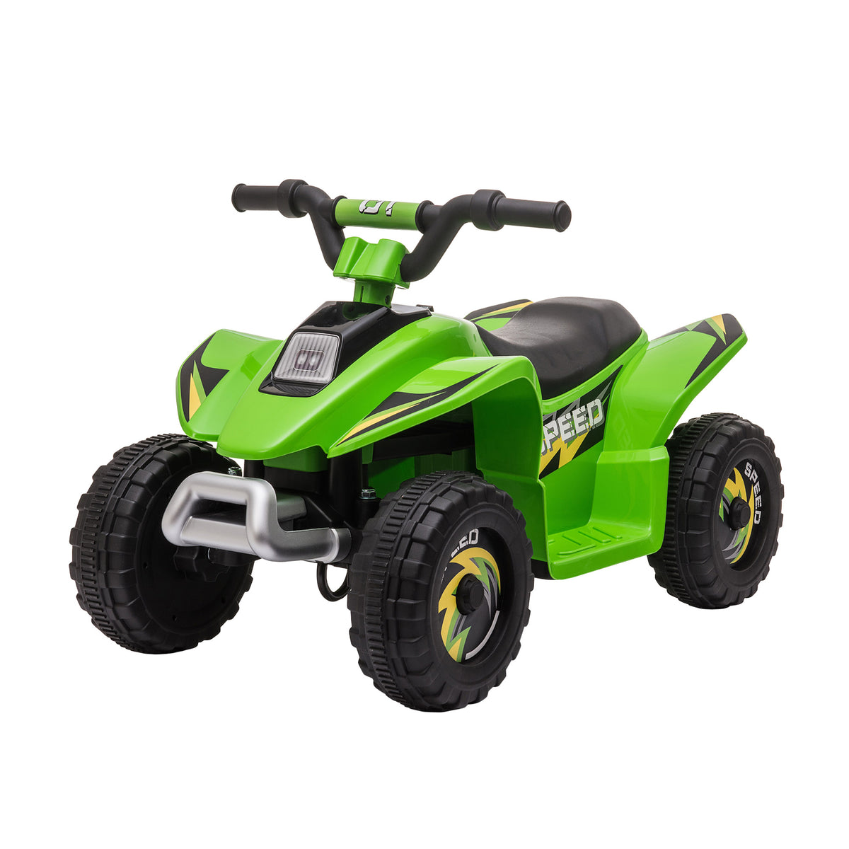 HOMCOM Quad elektrisch für Kinder 18-36 Monate Batterie 6V mit Vorwärts- und Rückwärtsgang 72 x 40 x 45,5 cm Grün