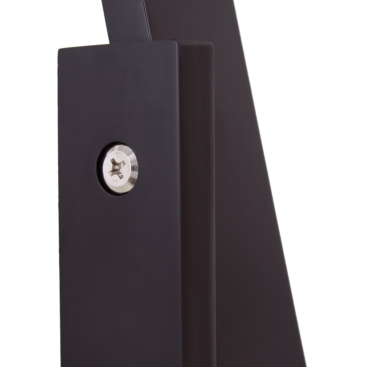HOMCOM Standspiegel Ganzkörperspiegel Schminkspiegel Erhöhte Füße Pflegeleicht MDF Kaffee 47 x 46 x 148 cm