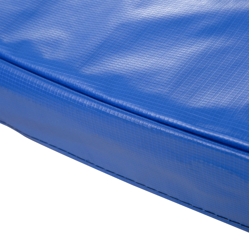 HOMCOM Trampolin Randabdeckung Ø366cm cm breit, Reißfest UV-resistent Federabdeckung, Wasserabweisend, Trampolinzubehör Randschutz Sicherheitsnetz Ersatzteile für Gartentrampoline, Blau