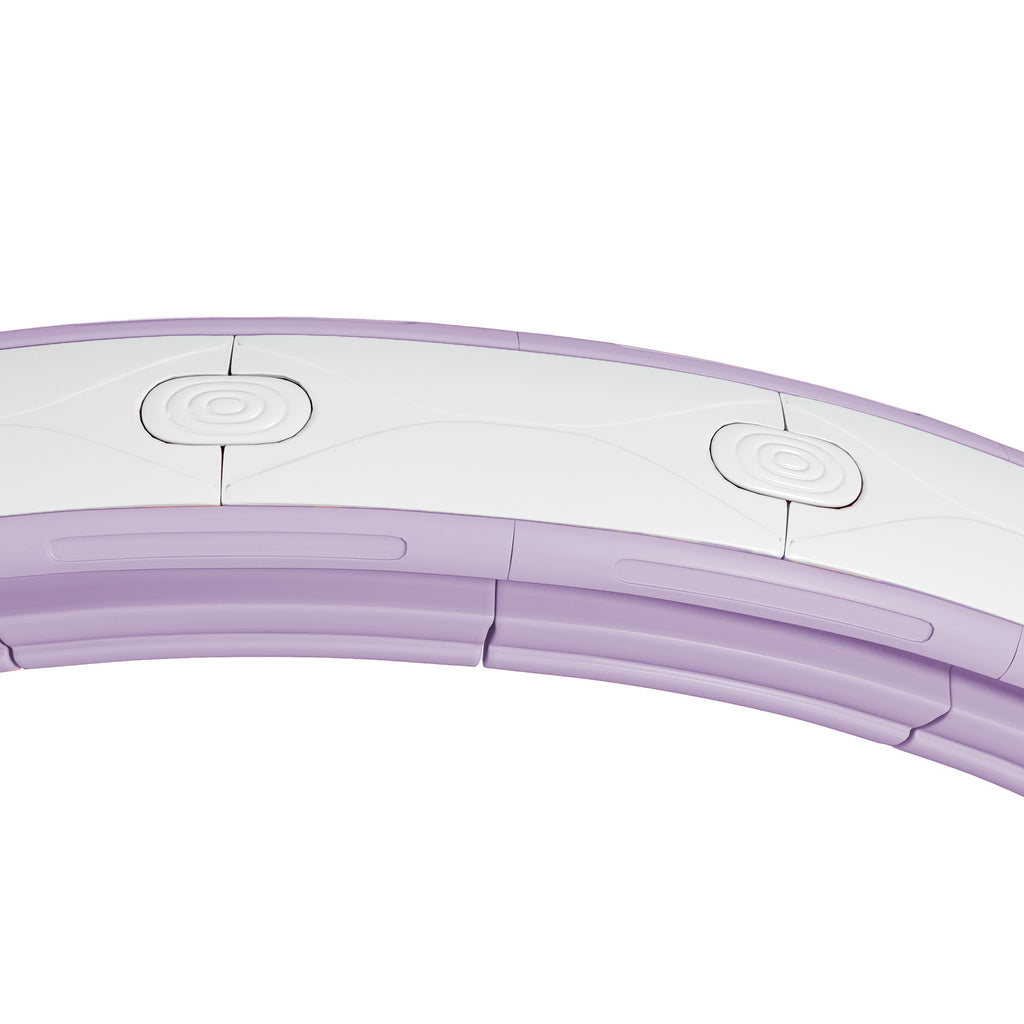 SPORTNOW Smart Hula Hoop Reifen Erwachsene mit Gewicht Kugel Zähler 16 Knoten (76-113cm) Violett