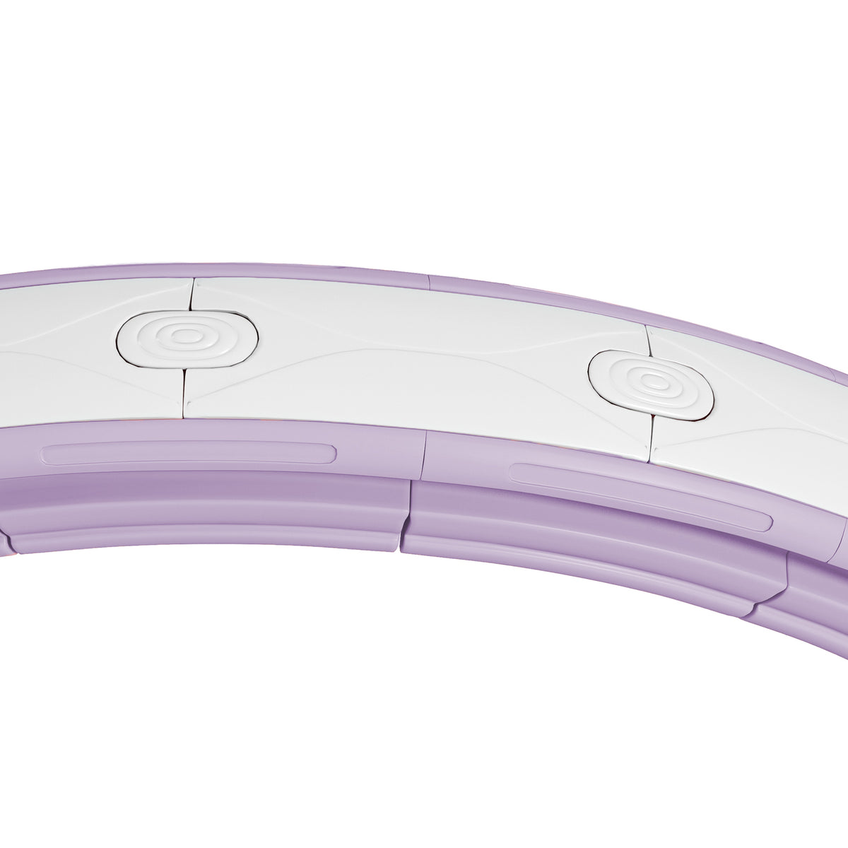 SPORTNOW Smart Hula Hoop Reifen Erwachsene mit Gewicht Kugel Zähler 16 Knoten (76-113cm) Violett