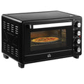 HOMCOM Mini-Ofen Toasterofen, 1 Backblech, 1 Grilrost, Timer-Funktion, Schwarz