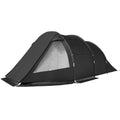 Outsunny Campingzelt Trekkingzelt Zelt, wetterbeständig, 2 Räume,  475 x 264  cm Breite x 172, Schwarz