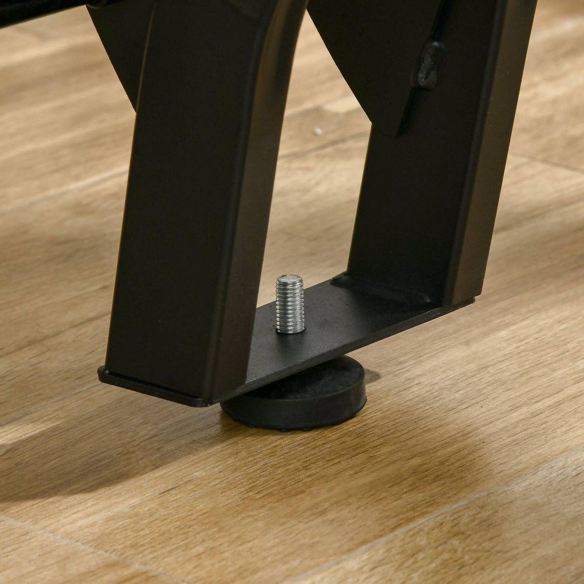 HOMCOM Rudergerät mit 16 Widerstandsstufen einklappbar rollbar 225 x 55 x 88cm Stahl Schwarz