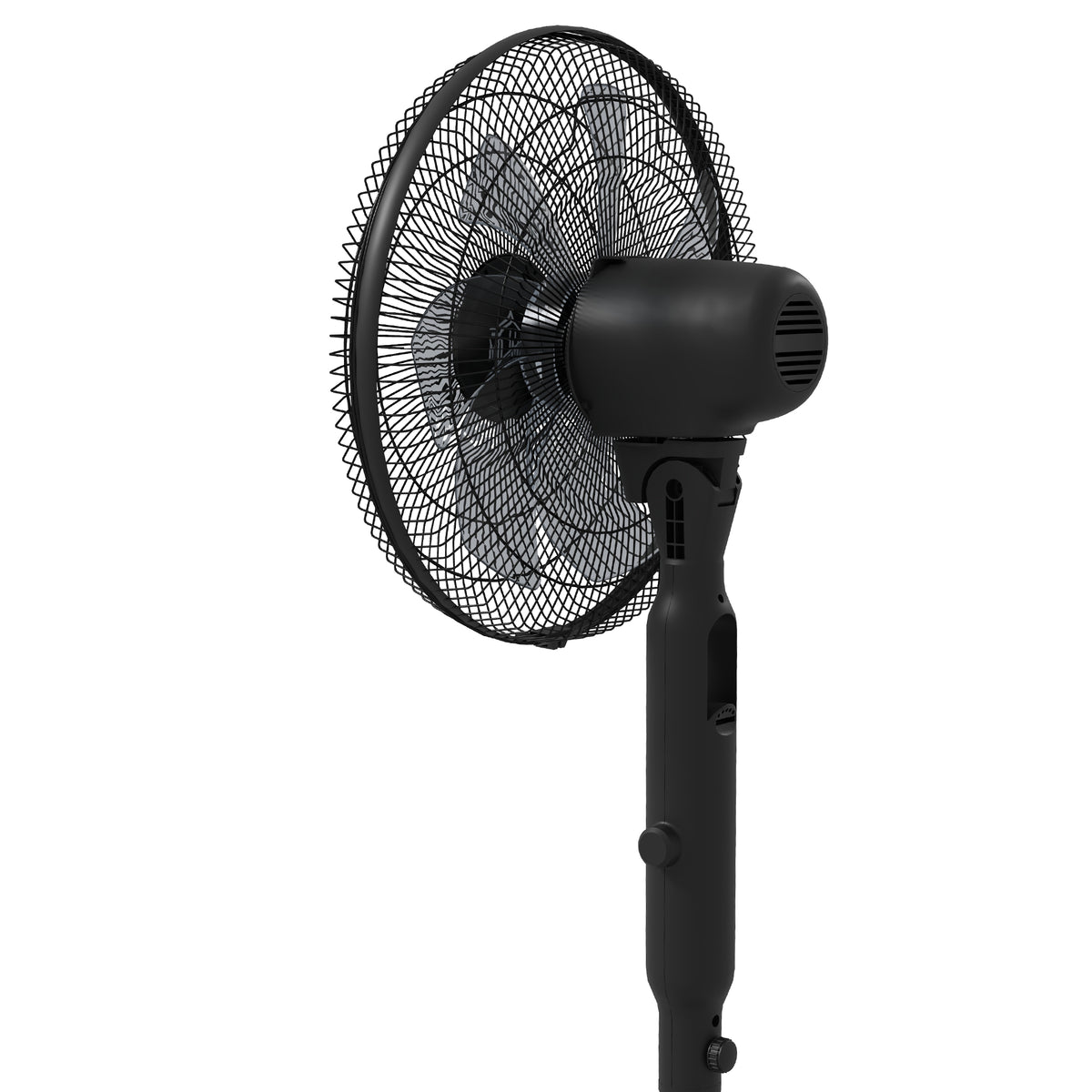 HOMCOM Standventilator Ø 42cm 40W 3 Modi 28 Geschwindigkeiten, Mückenschutzfunktion, höhenverstellbar schwenkbar 75° schwarz
