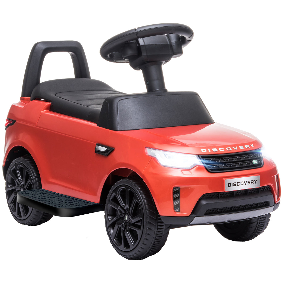 AIYAPLAY Elektroauto für Kinder mit Land Rover Lizenz, rutschendes Kinderfahrzeug mit Scheinwerfern, Hupe und Musik