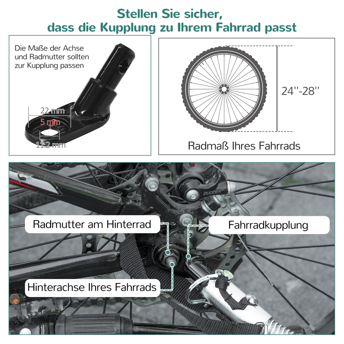 HOMCOM Lastenanhänger Bollerwagen 130 x 64 x 103 cm Stahl Schwarz+Gelb