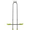 Outsunny Doppelschaukel-Set für Kinder aus Stahl und Kunststoff für Schaukelgestelle - 3 bis 6 Jahre 97,5 x 23 x 170 cm grün