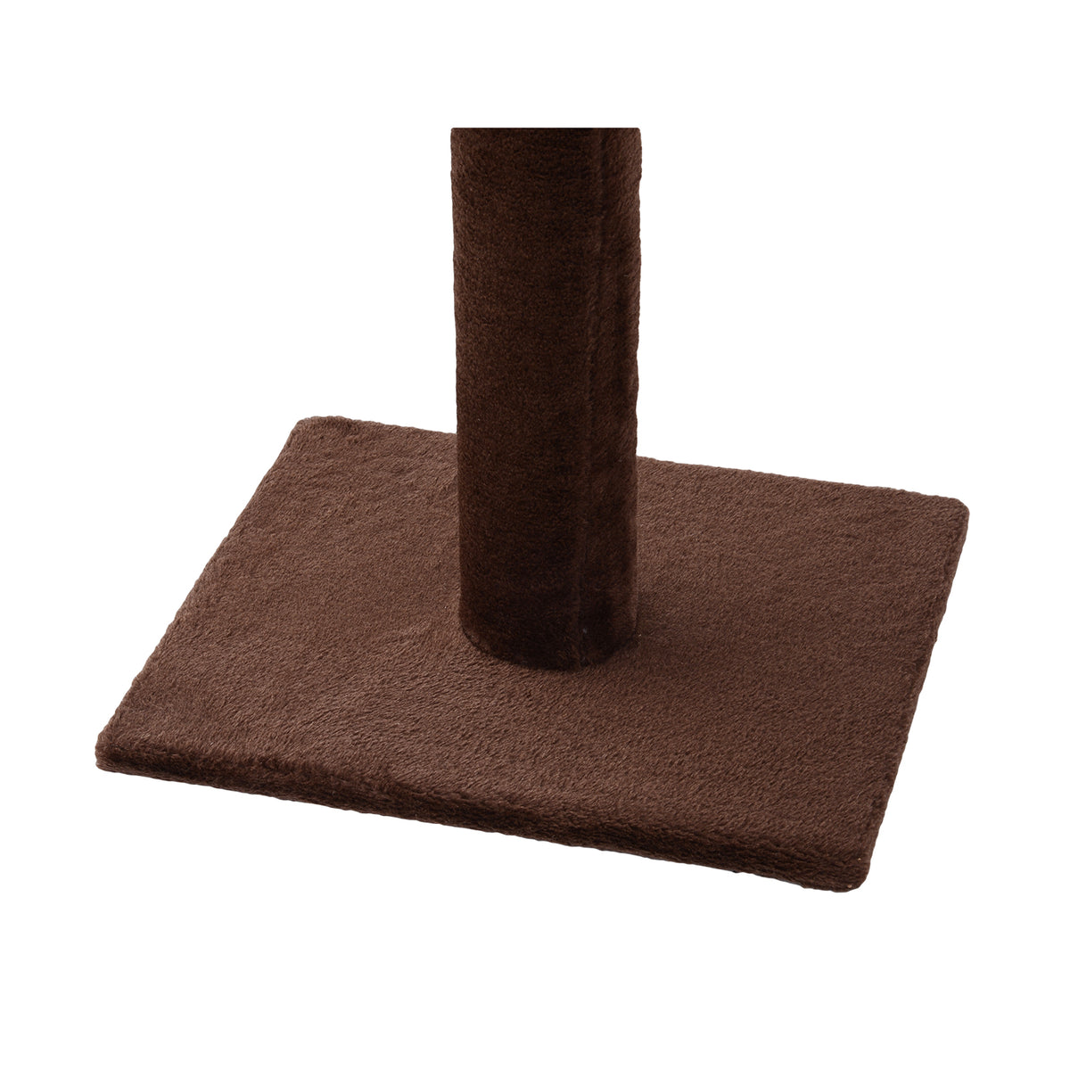 PawHut Kratzbaum Deckenhoch höhenverstellbar, stabiler Katzenbaum mit Sisalsäulen, Katzen Kletterbaum, Braun, 40 x 34 x 230-260 cm