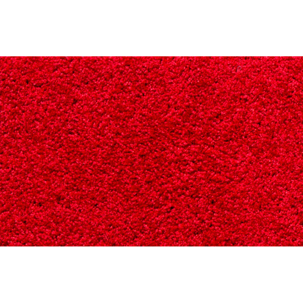 Homcom Fußmatte waschbar Gummiumrandung Rot 120 x 80 x 0,5 cm
