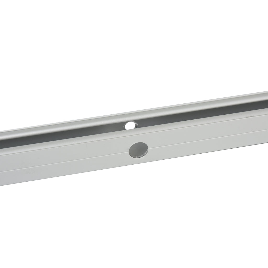 HOMCOM Glasschiebetür mit Griffstange, einseitig satiniert, 102,5 x 205 cm