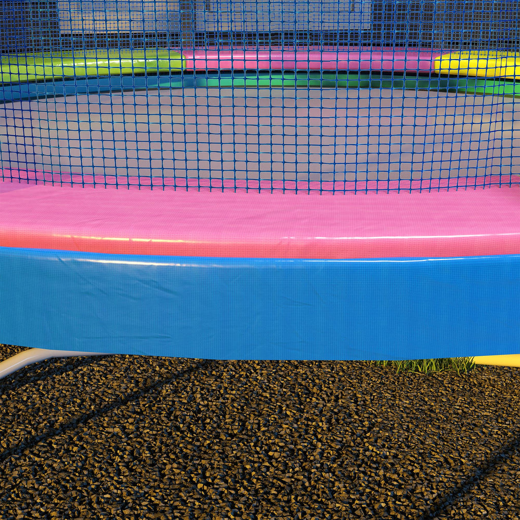 SPORTNOW Ersatz-Randabdeckung für Trampoline, wasserfest, reißfest, Ø244 cm, bunt