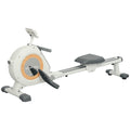 SPORTNOW Rudergerät mit 16 einstellbaren Stufen, LCD-Monitor und Handyhalter, fürs Heimtraining, 150 kg Belastbarkeit