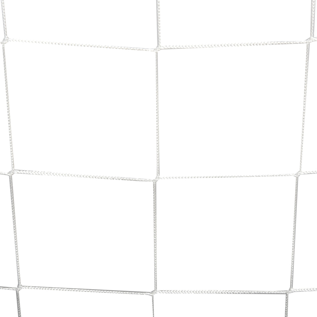 HOMCOM® Fußballtor mit PE-Netzgewebe Schwarz+Weiß Stahl(Q195)+PE-Netz 203 x 81 x 120 cm